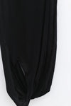 Un Morceau Cotton Knit Draped Skirt UM231XZ32 Black